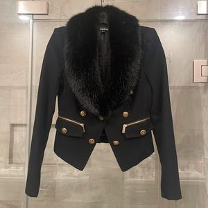 Bebe faux fur jacket